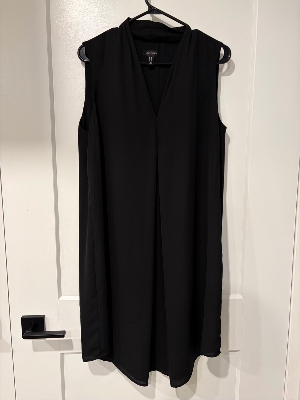 Stork & Babe Women's Maternity Dress in Black Size Large Like New